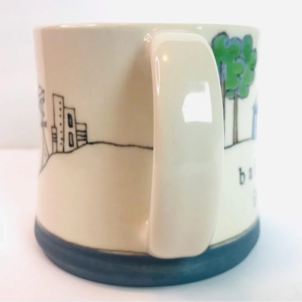 Downing Pottery Bainbridge Island Mug in Dark Blue
